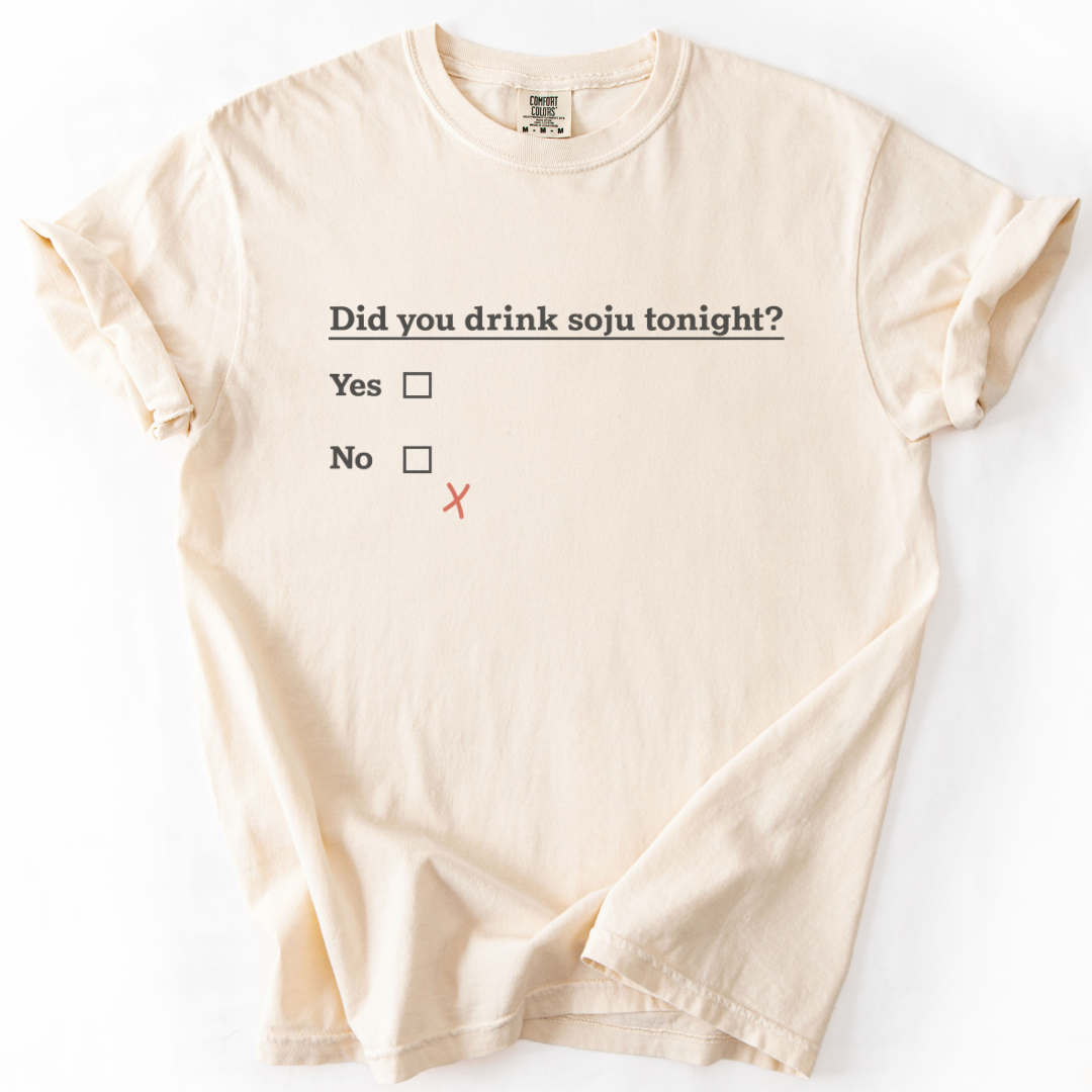 Did You Drink Soju Tonight? T-shirt