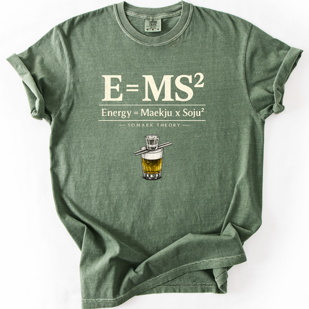 E=MS² Somaek Korean Drinking Culture T-Shirt
