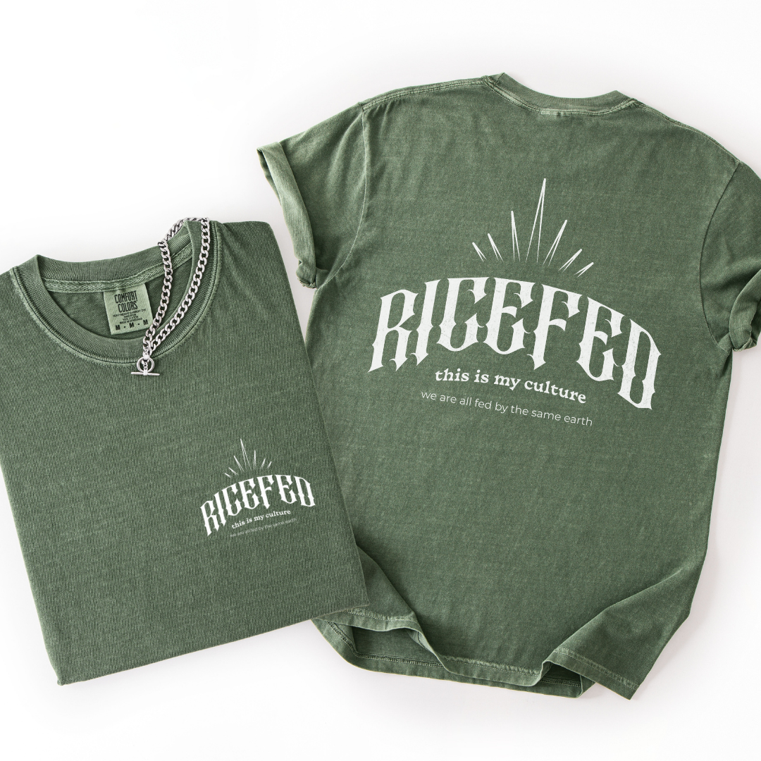 RICEFED Back Print T-shirt