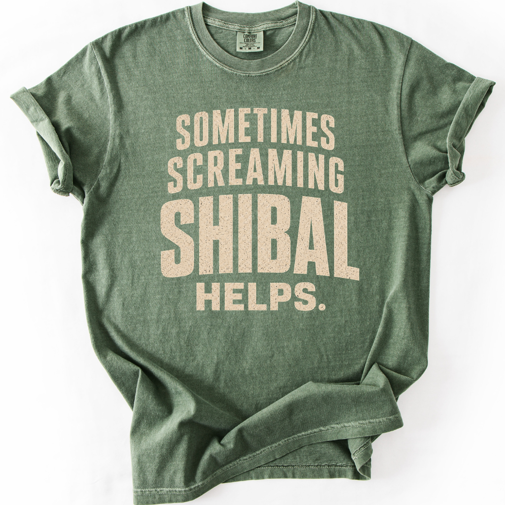 Sometimes Screaming Shibal Helps T-Shirt