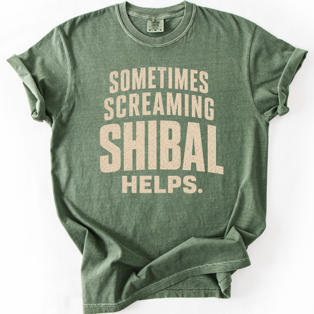 Sometimes Screaming Shibal Helps T-Shirt