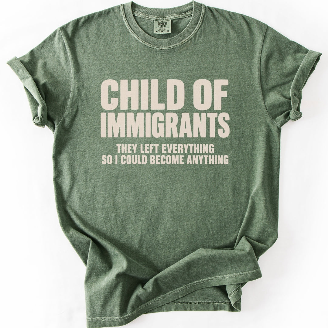 Child of Immigrants Heritage Graphic T-Shirt