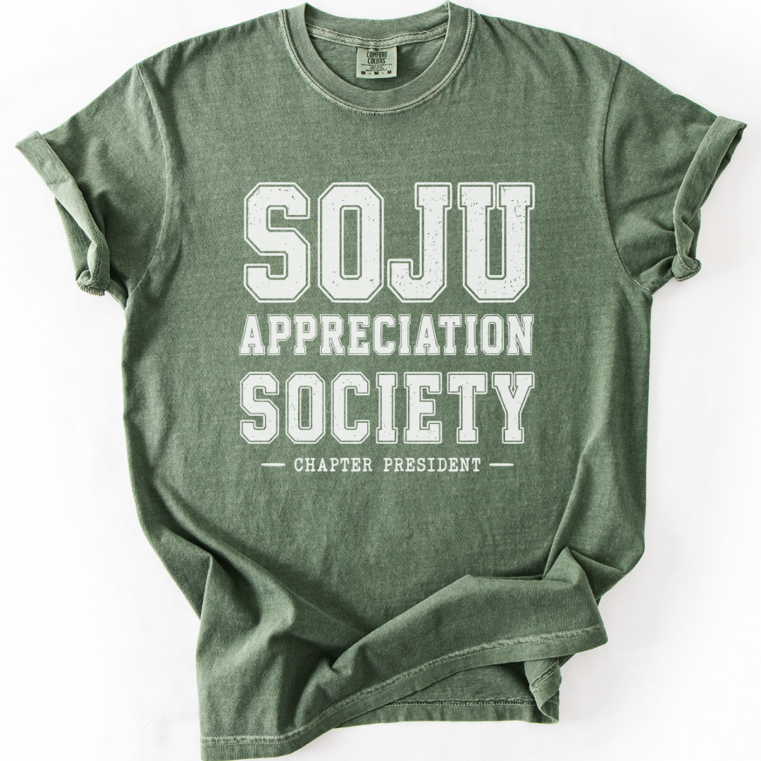 Soju Appreciation Society Funny Soju T-shirt