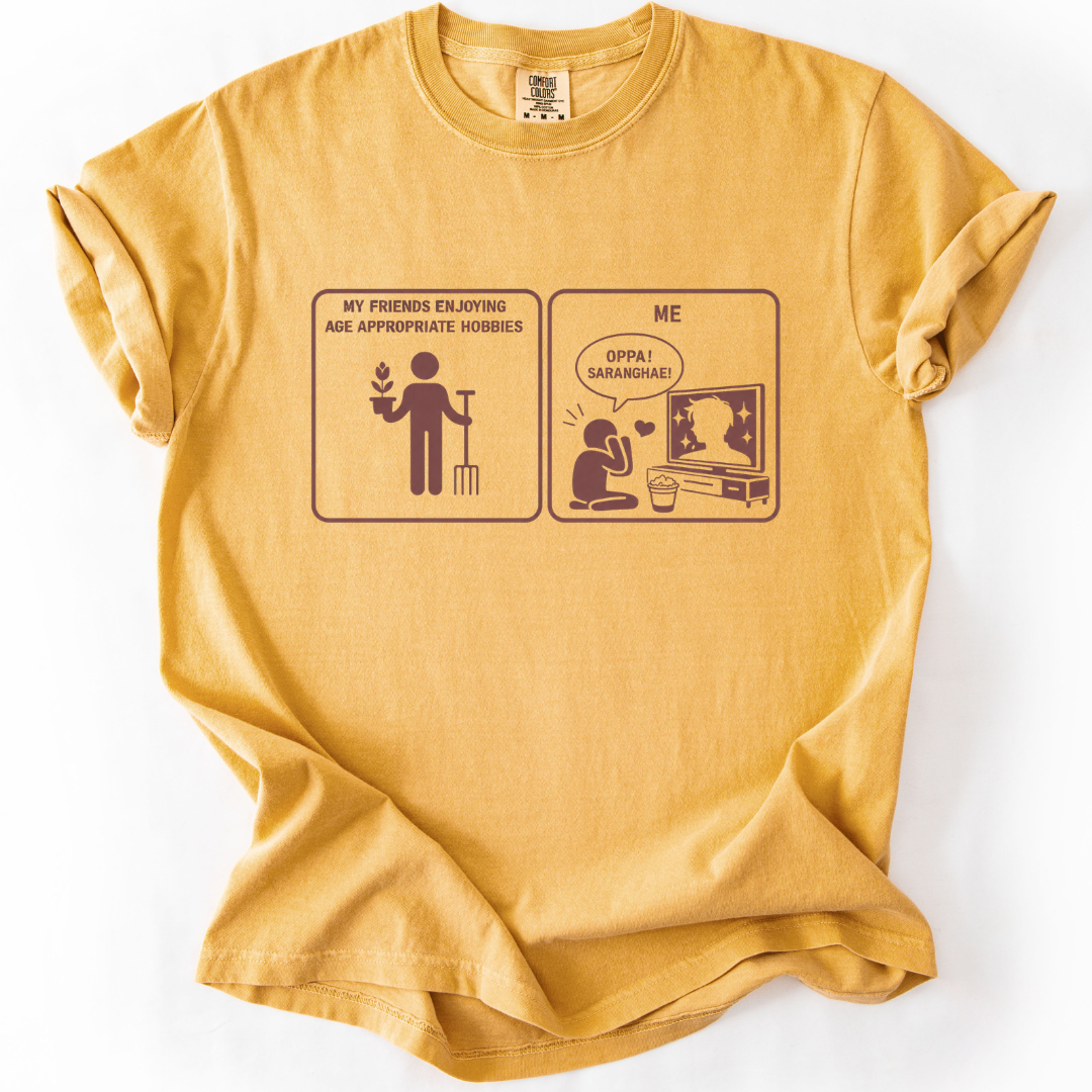 Age Appropriate Hobbies K-Drama T-shirt