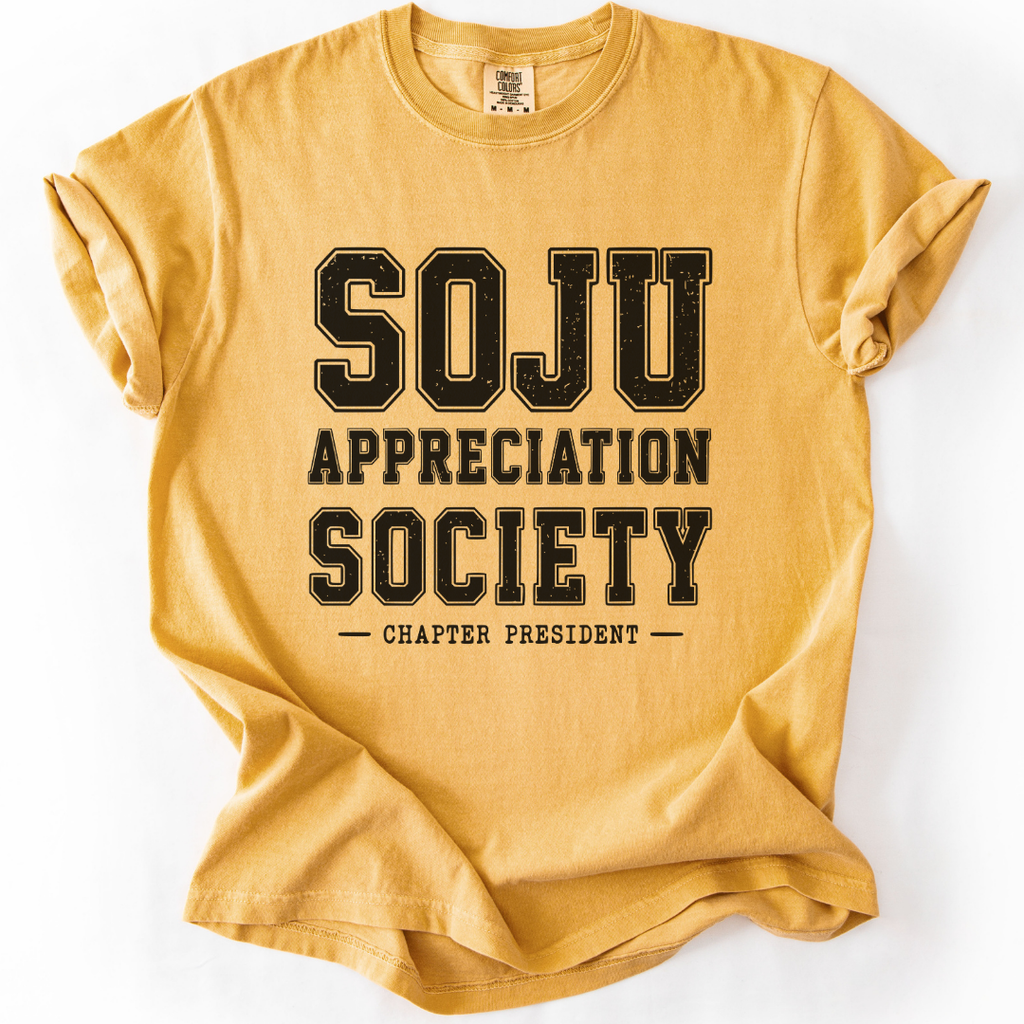 Soju Appreciation Society Chapter President T-shirt