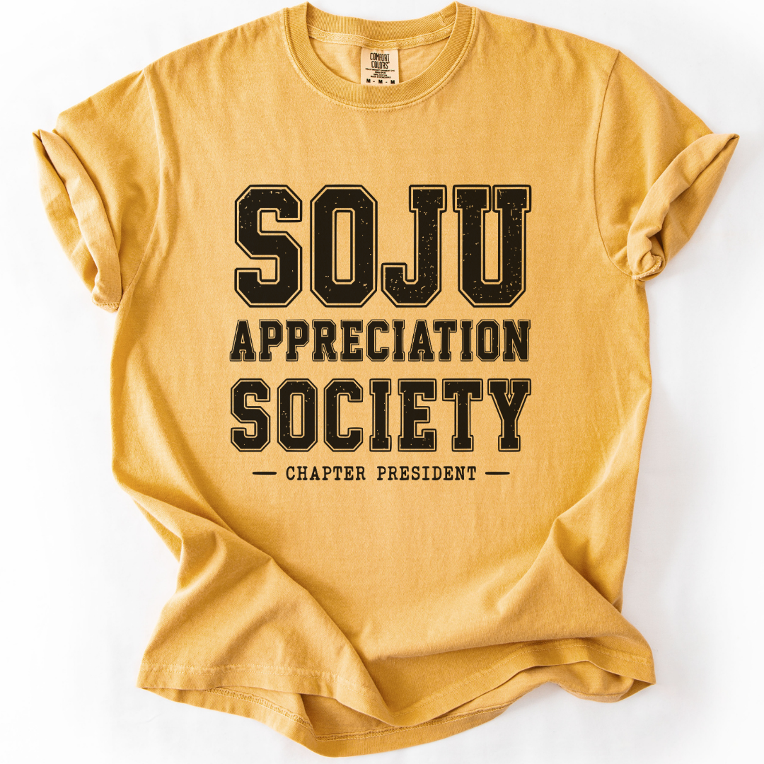 Soju Appreciation Society Chapter President T-shirt