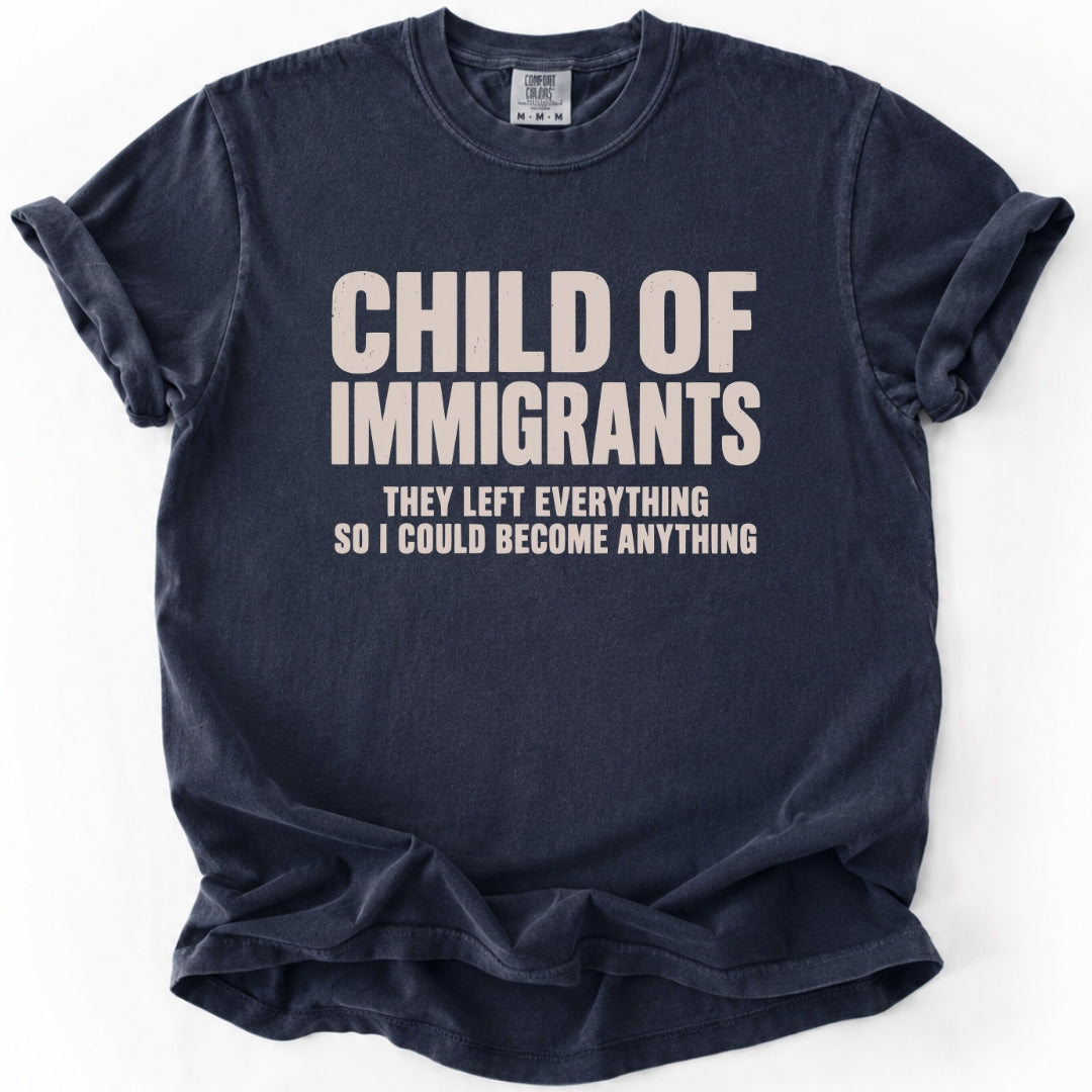 Child of Immigrants Heritage Graphic T-Shirt