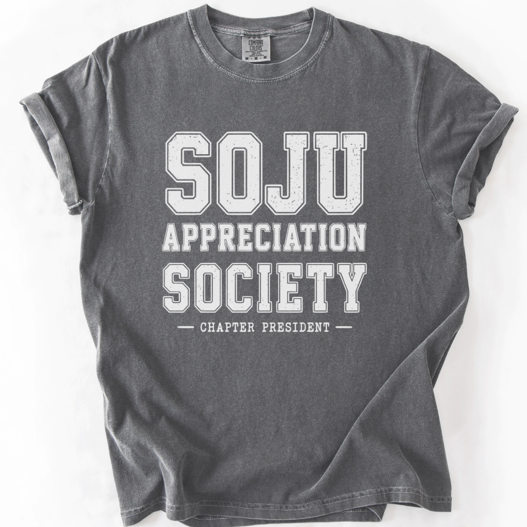 Soju Appreciation Society Funny Soju T-shirt