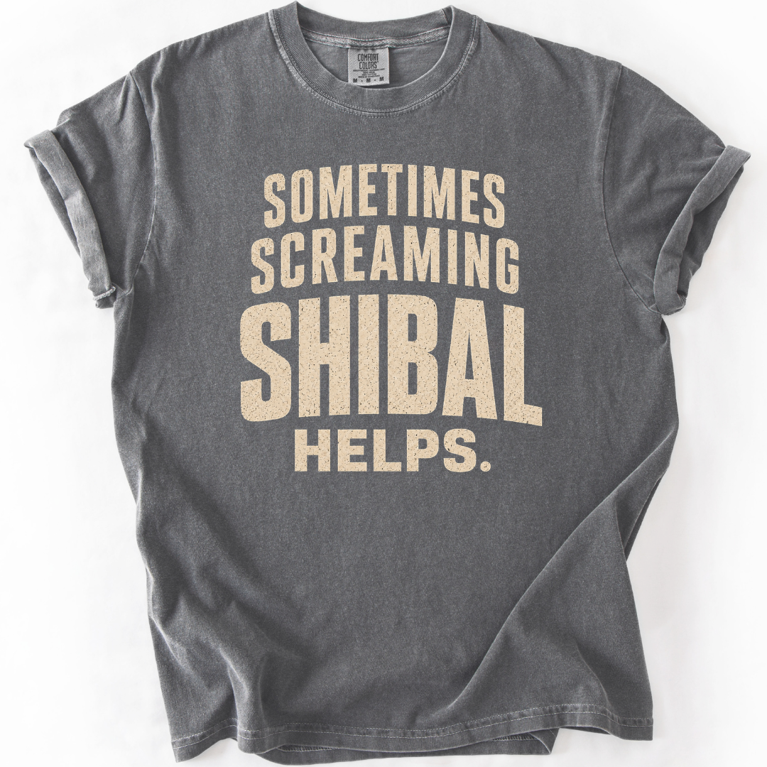Sometimes Screaming Shibal Helps T-Shirt