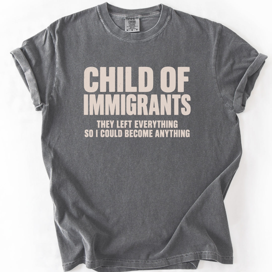 Child of Immigrants Heritage Graphic T-Shirt