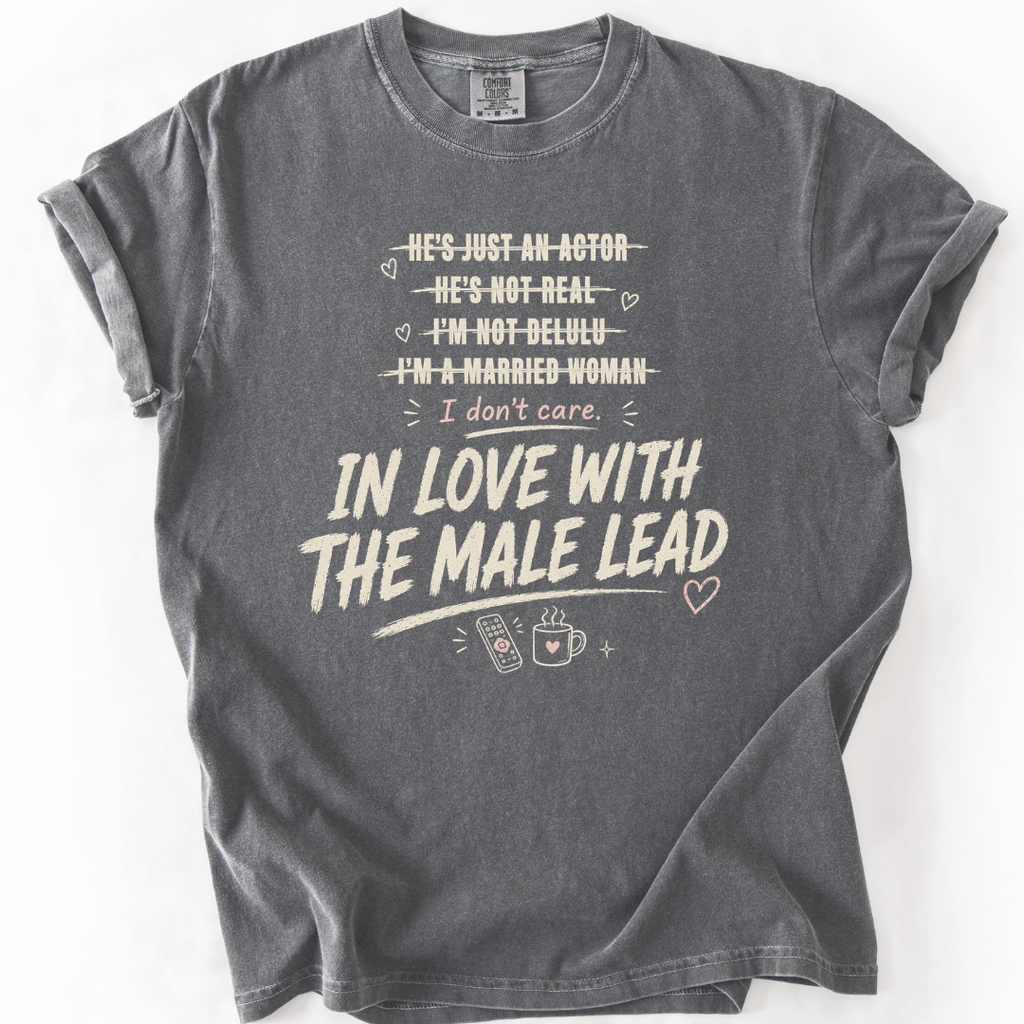 In Love With The Male Lead Funny K-Drama T-Shirt