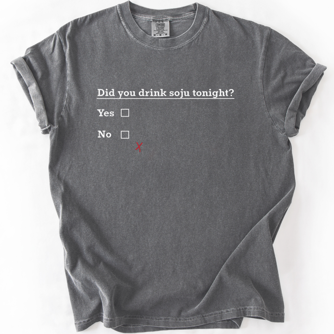 Did You Drink Soju Tonight? T-shirt