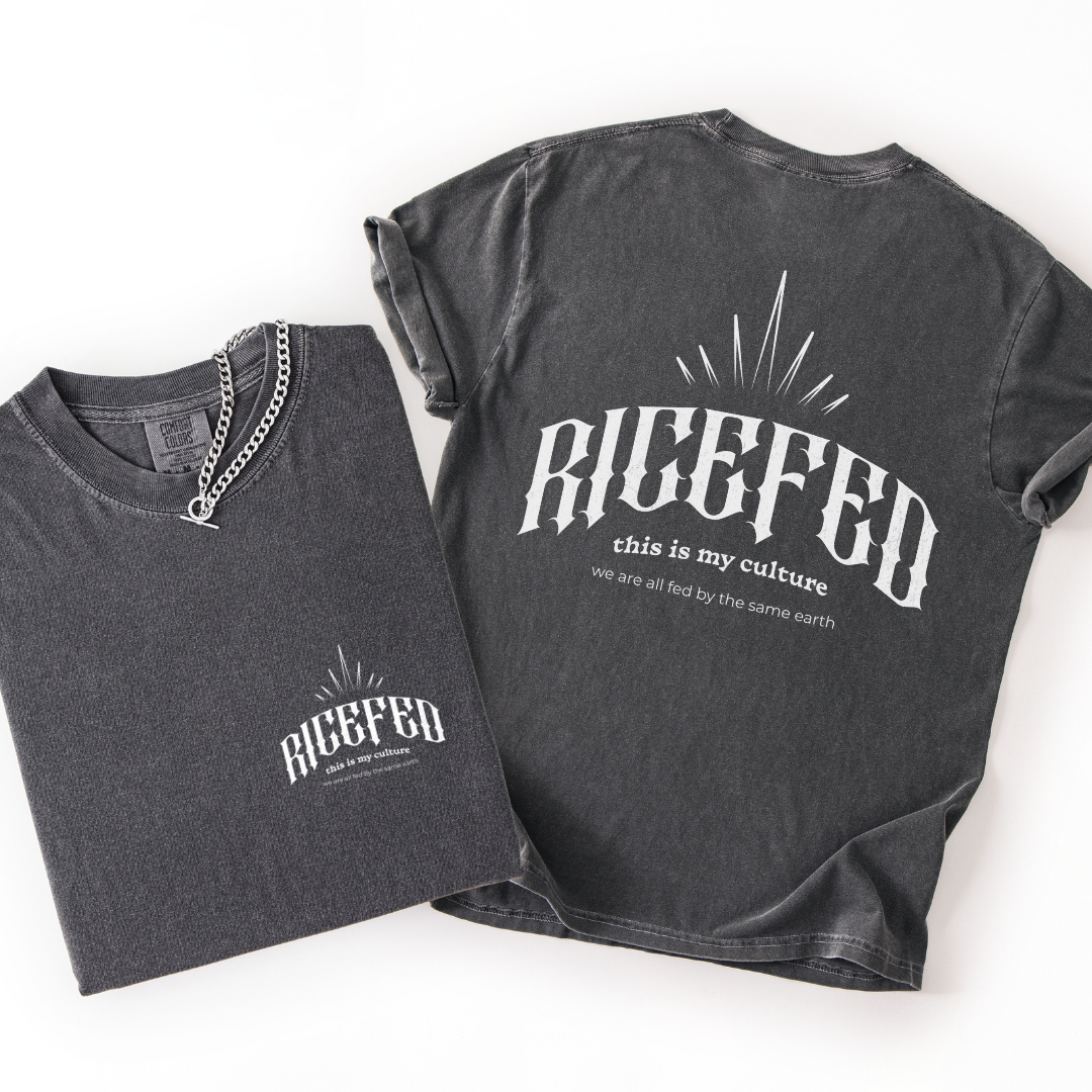 RICEFED Back Print T-shirt