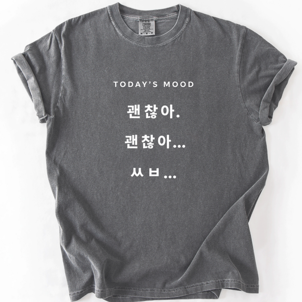 Today's Mood - K-Drama Fan Humor T-Shirt