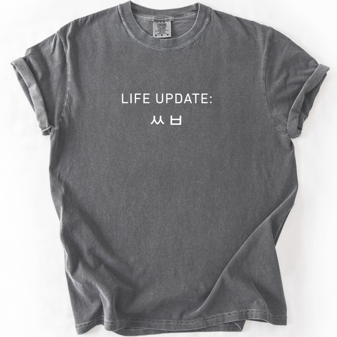 Life Update: ㅆㅂ Korean T-shirt