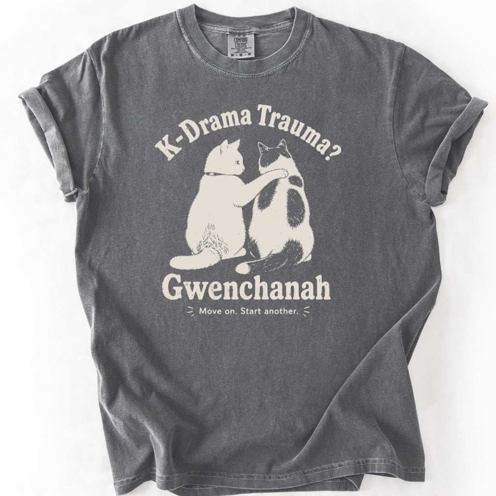 K-Drama Trauma? Gwenchanah. | Funny Korean Cat T-Shirt