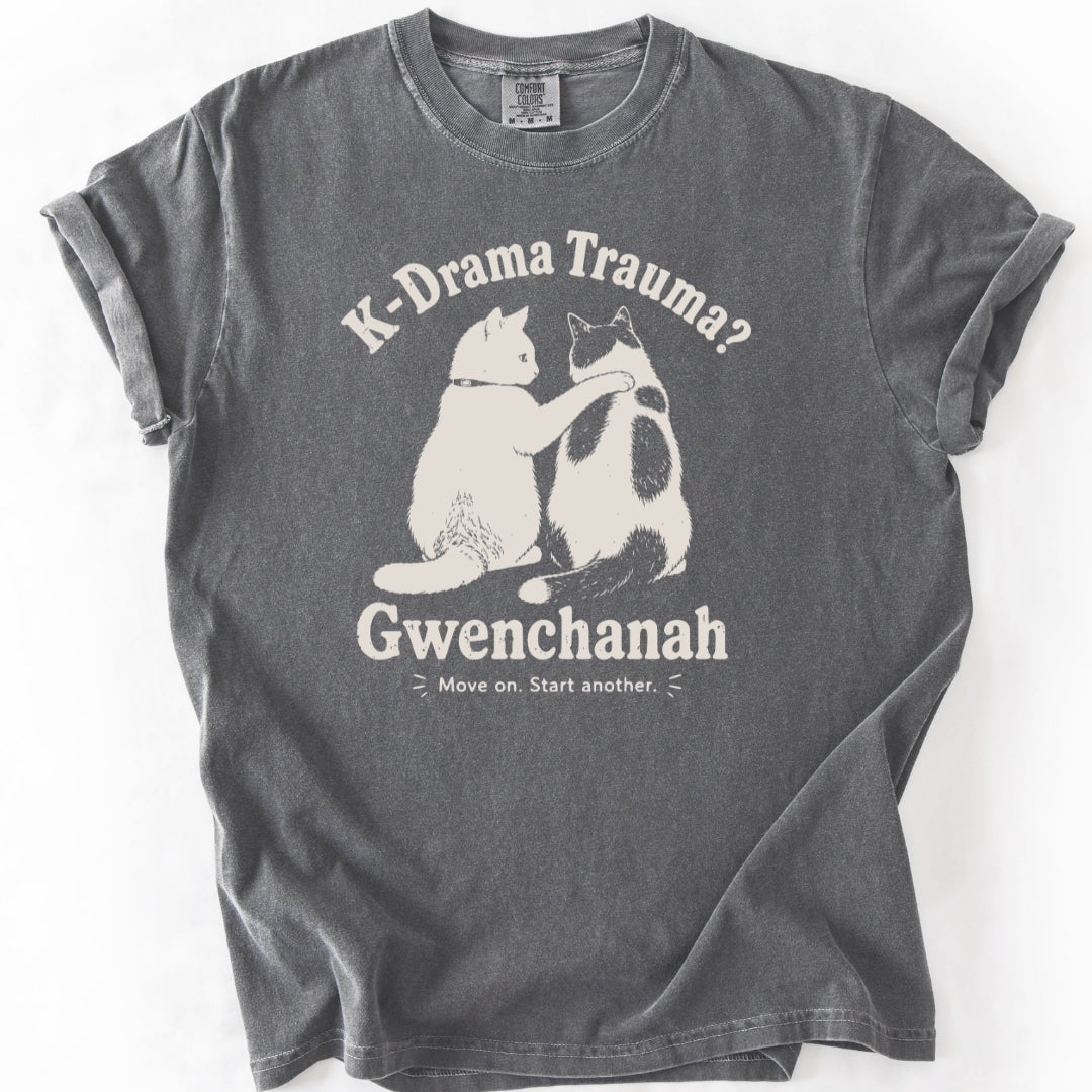 K-Drama Trauma? Gwenchanah. | Funny Korean Cat T-Shirt