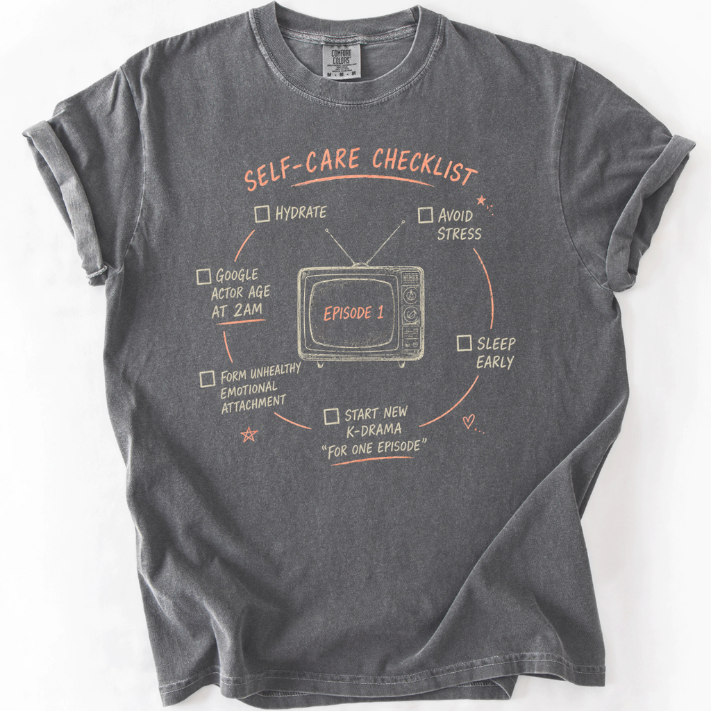 K-Drama Self-Care Checklist T-Shirt