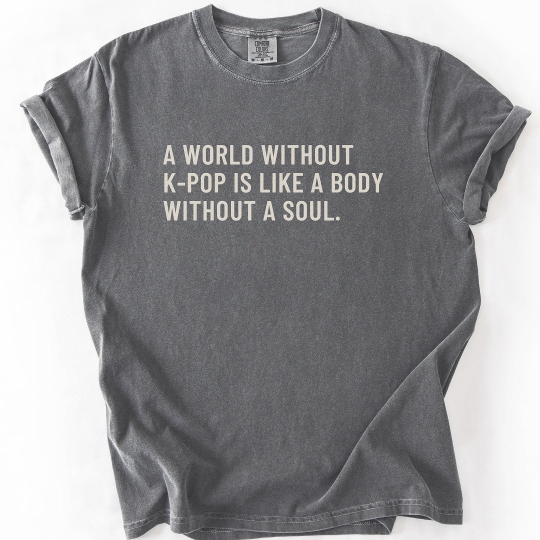 A World Without K-Pop T-shirt