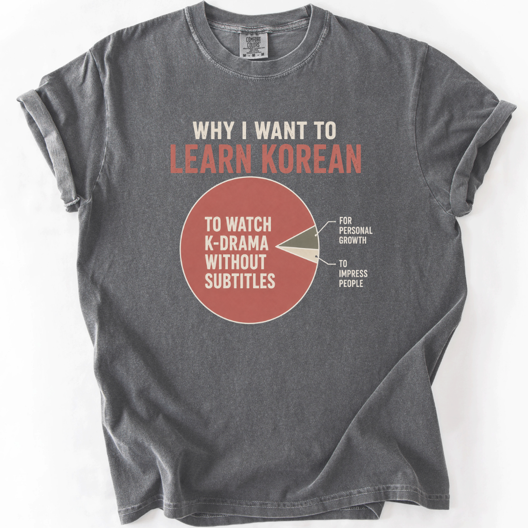 Why I Want To Learn Korean T-Shirt