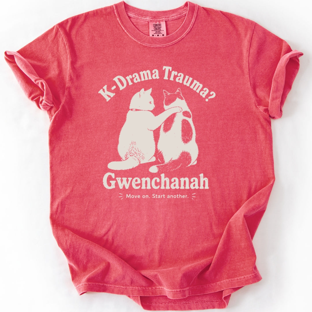 K-Drama Trauma? Gwenchanah. | Funny Korean Cat T-Shirt