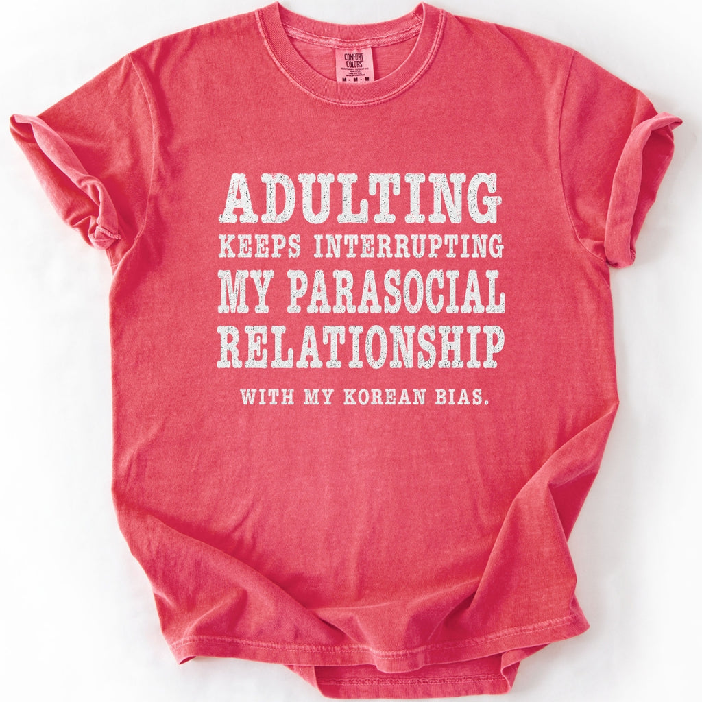 Adulting Keeps Interrupting | Funny K-Pop T-Shirt