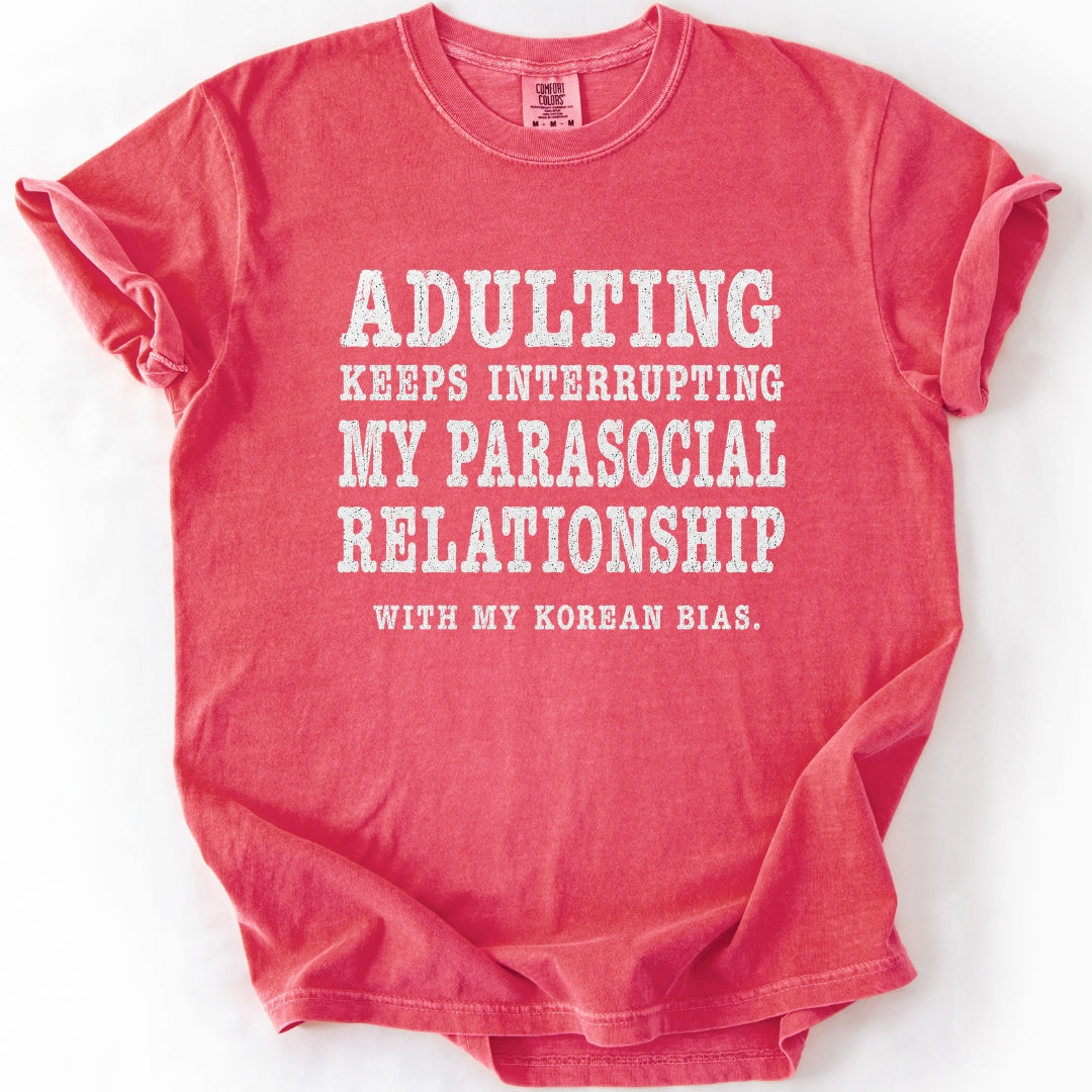 Adulting Keeps Interrupting | Funny K-Pop T-Shirt