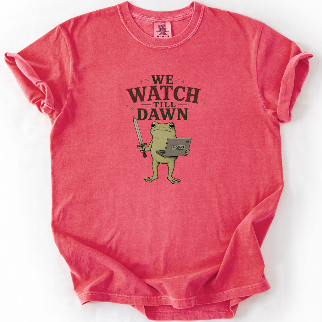 We Watch Till Dawn Frog K-Drama T-Shirt