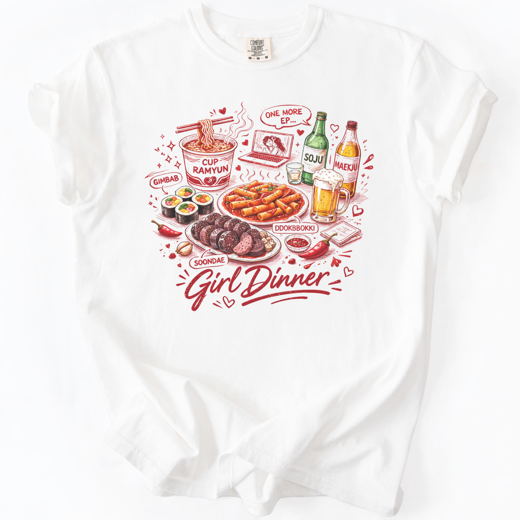 Korean Girl Dinner  T-shirt