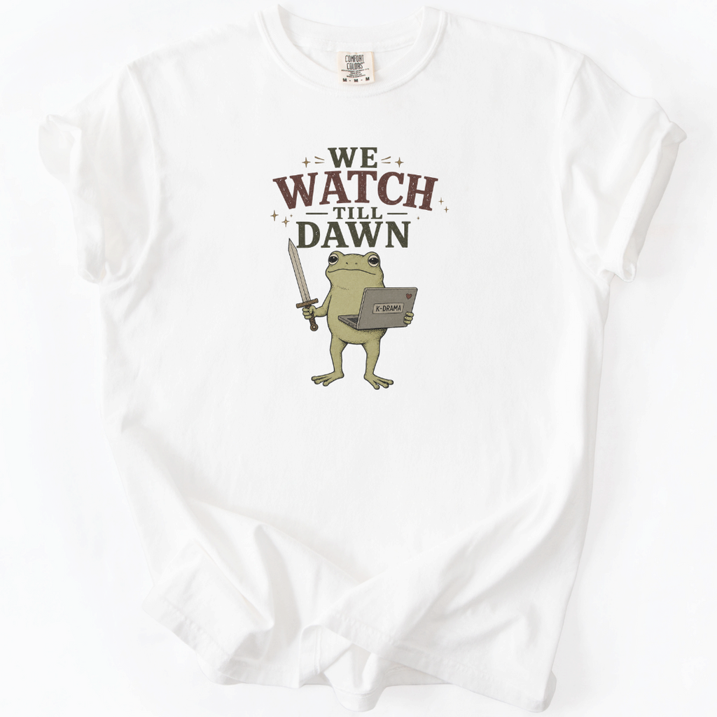 We Watch Till Dawn Frog K-Drama T-Shirt