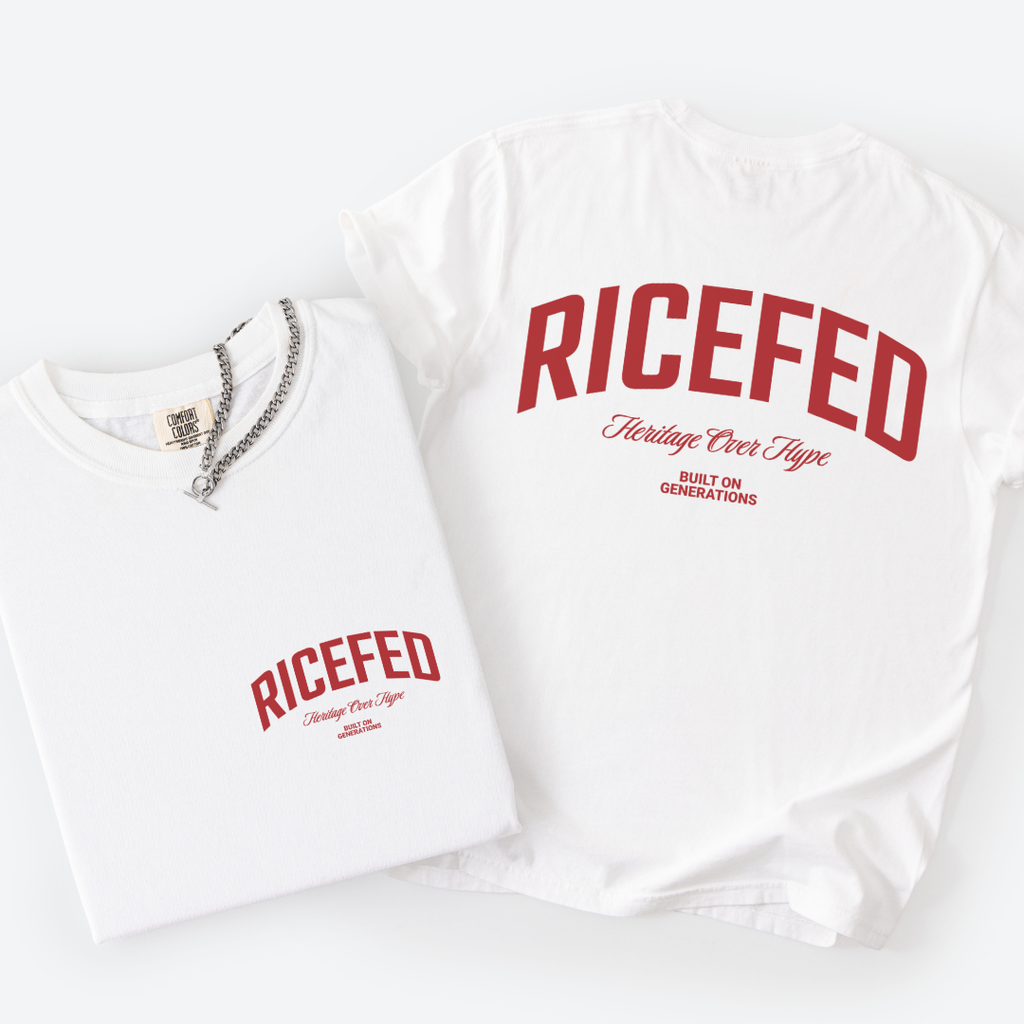 RICEFED Heritage Over Hype Back Print T-shirt