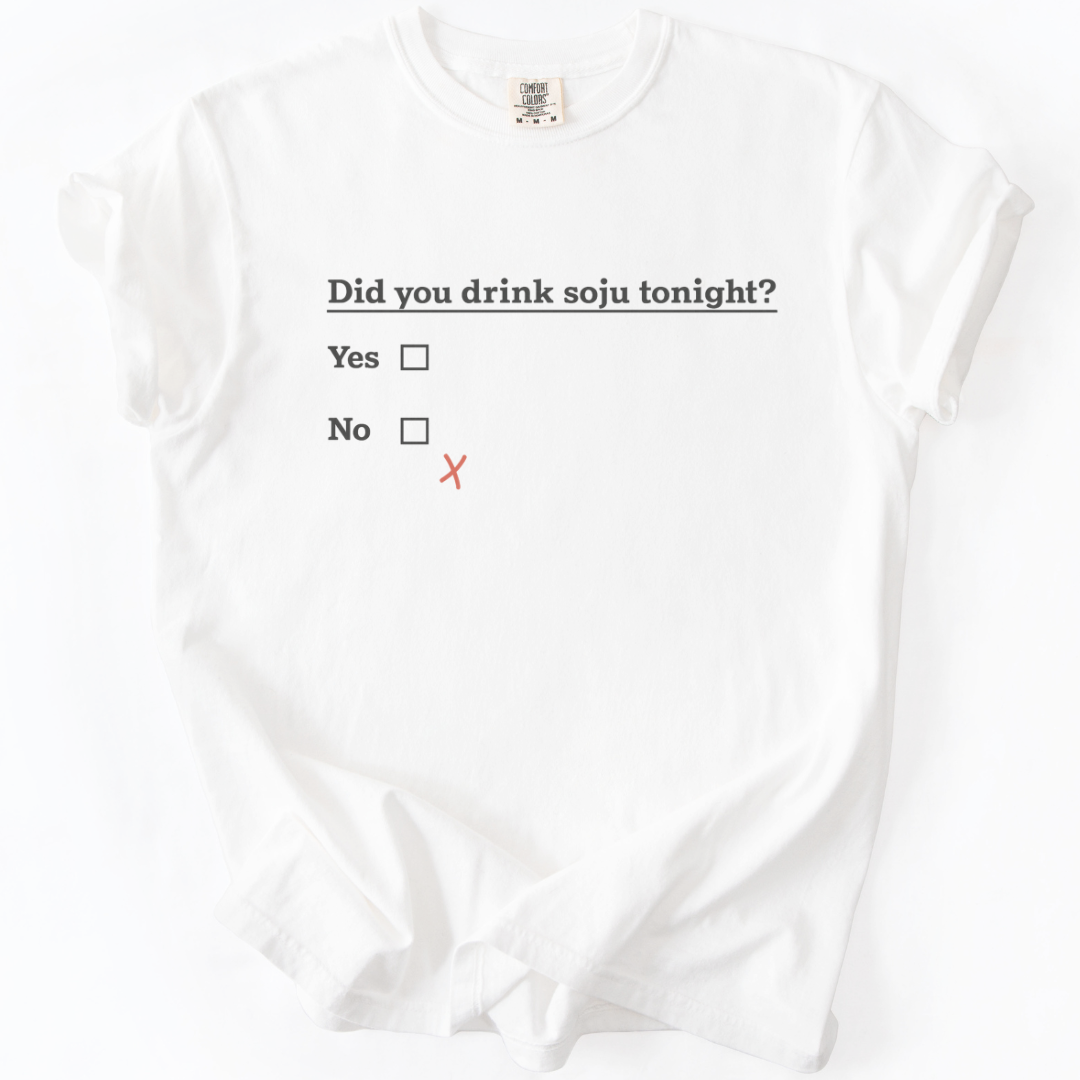 Did You Drink Soju Tonight? T-shirt
