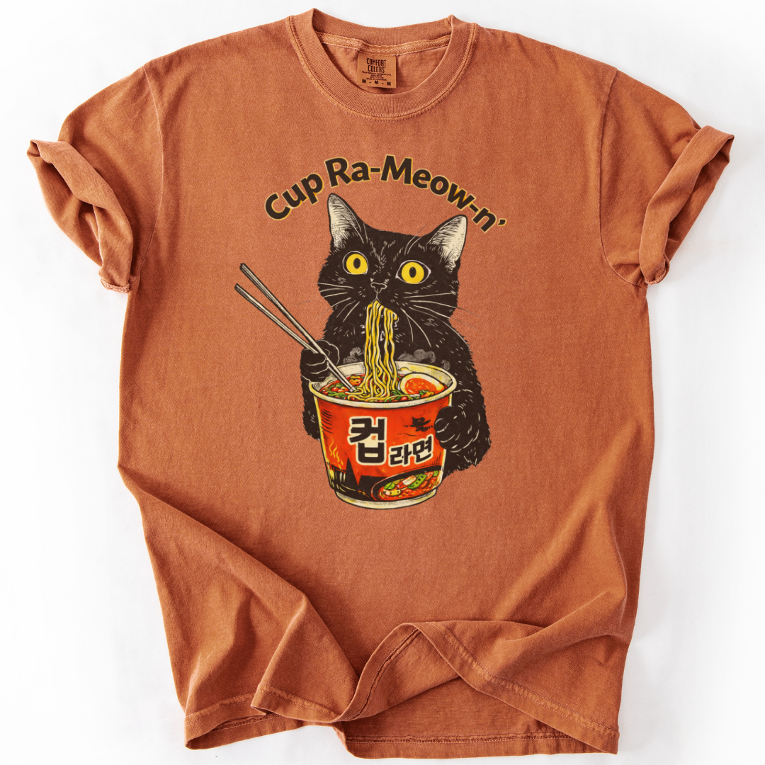 Cup Ra-Meow-n' T-shirt